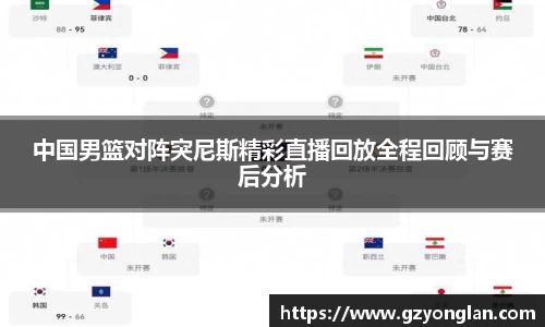 中国男篮对阵突尼斯精彩直播回放全程回顾与赛后分析